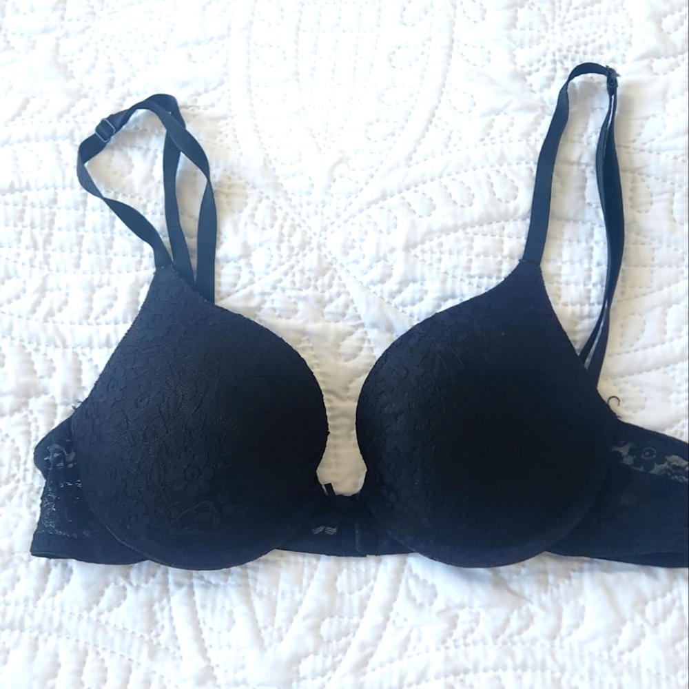 XOXO Black Lace Bra
